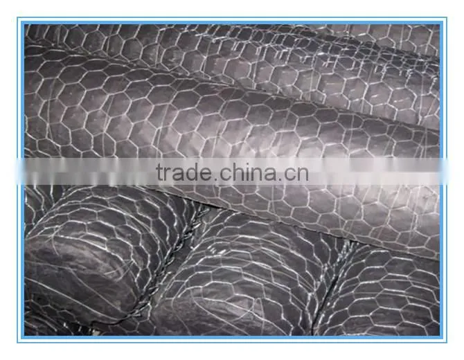 Hexagonal netting Chicken Wire hexagonal wire mesh With Green Plastic Finish