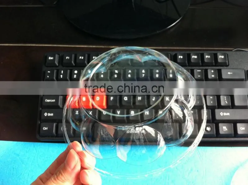 Clear and safe disposable plastic bowl cover / Sundae cup cover