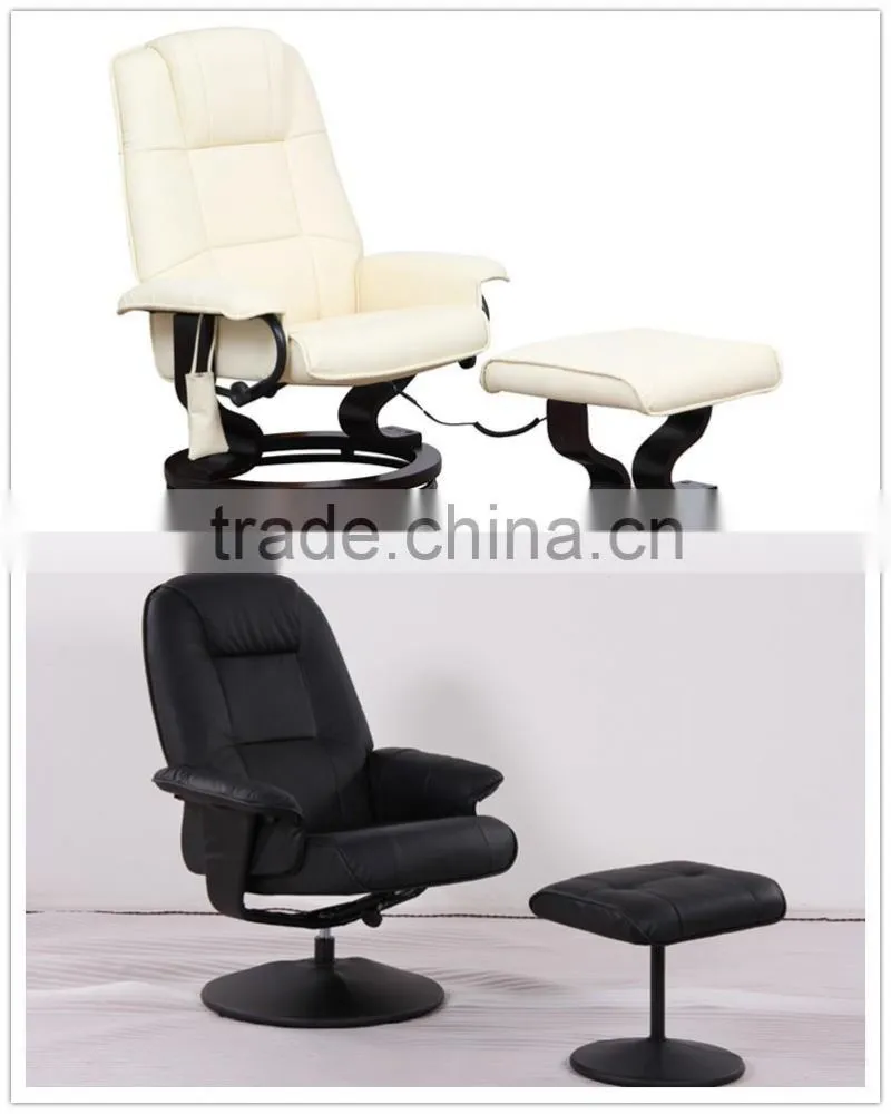 PU Leather Recliner with Foot Rest