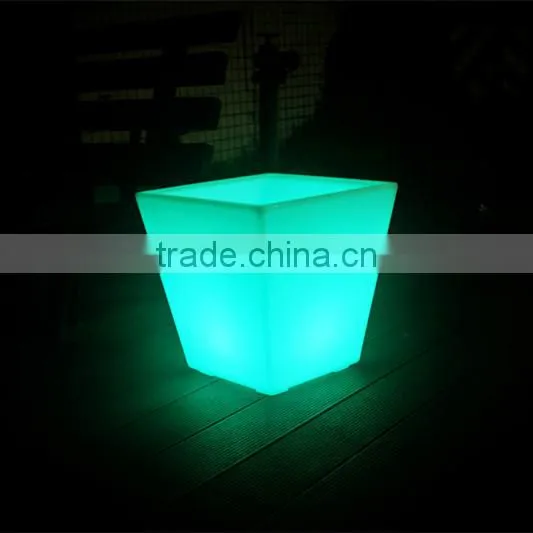 LED Light Flower pot Colors Changeable Luminous flash flower pot LIGHT indoor Outdoor