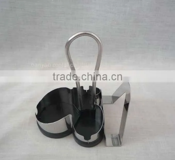 Eco-Friendly Feature LFBG stainless steel+ABS oil and vinegar cruet set