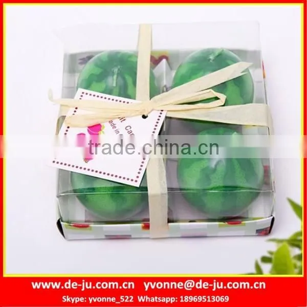 PVC Box Night Decoration Fruit Lemon Candle Wax Price