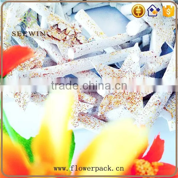 White Christmas wreath clear new wind series