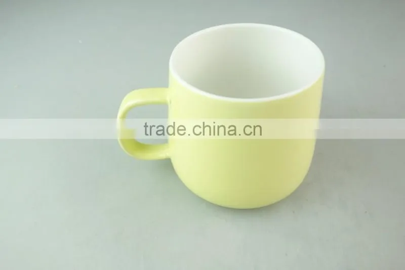 14 OZ Wholesale glazed ceramic mug with cheap price and good quality in stock