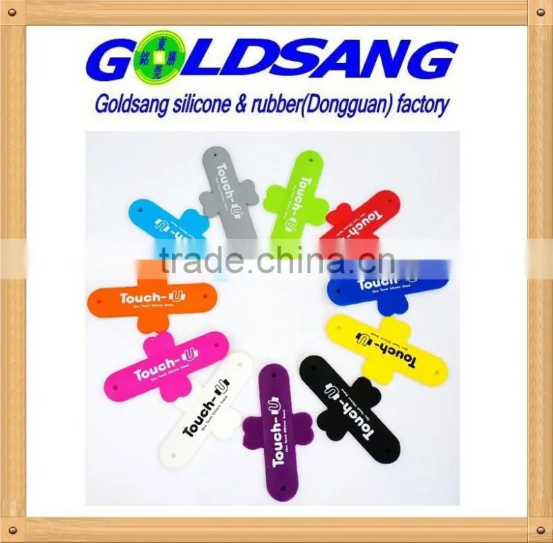 2016 hot selling silicone mobile phone holder can print customized logo