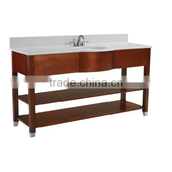 Newstar stone vanity top and corner vanity base