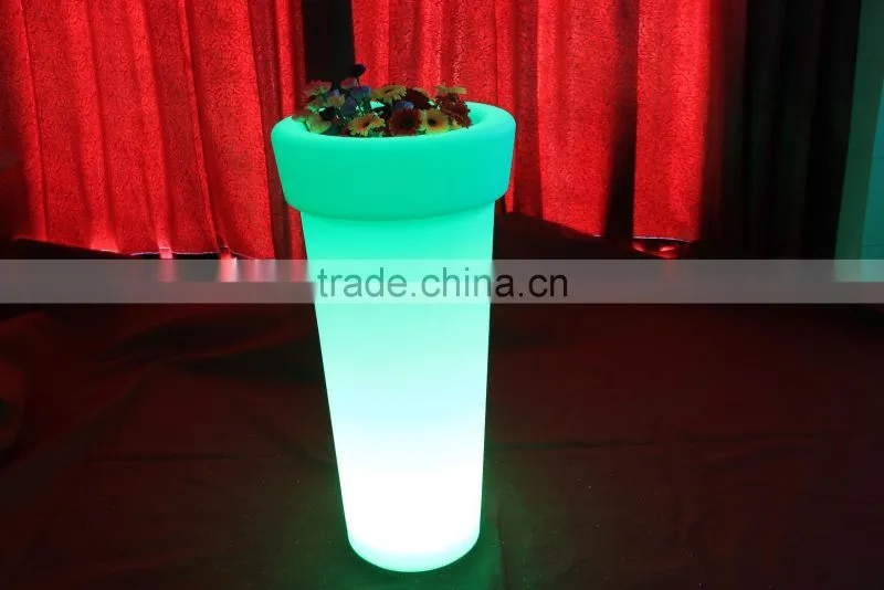 Transparent bar smirnoff plastic led illuminated ice bucket