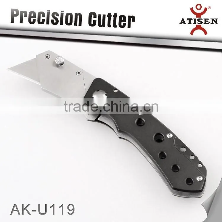 NEW Folding Utility Cutter Knife Locks with Belt Clip