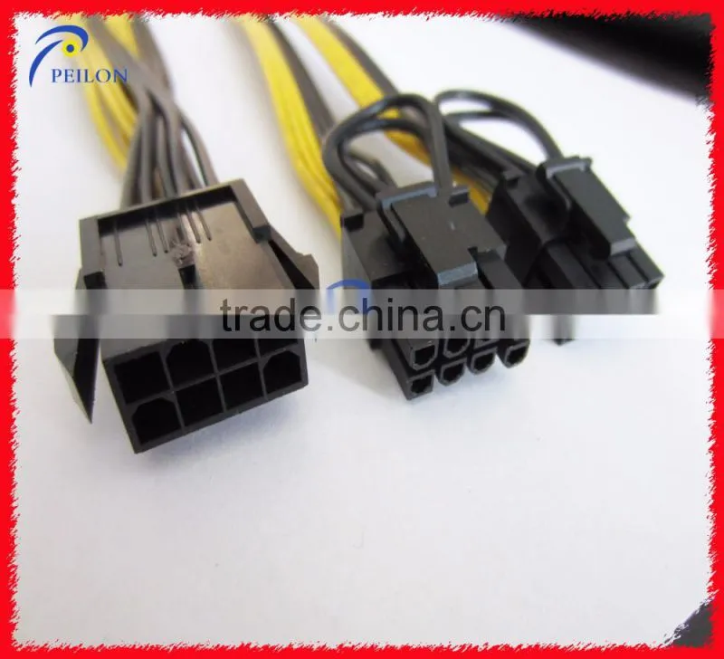PCIE splitter CPU power 8pin to gpu 8pin pcie Graphics adapter converter