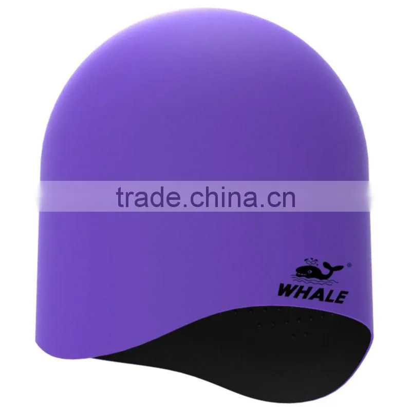 3D swim cap with 100%silicone, 3D reversible ball swim cap