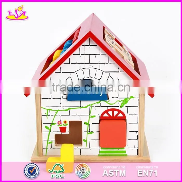 2017 New design preschool multi wooden toys for boys W12D053