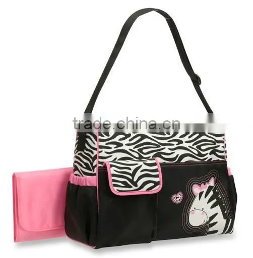 Zebra Duffel Baby Diaper Bag
