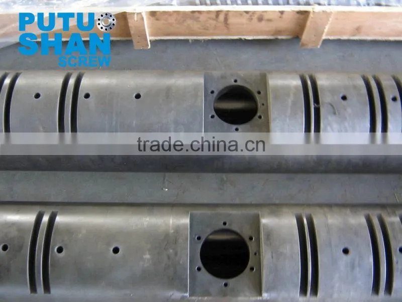 Parallel twin screw and barrel for Cincinnati,Krausmaffei,Liansu,Maplan,Weber extruders