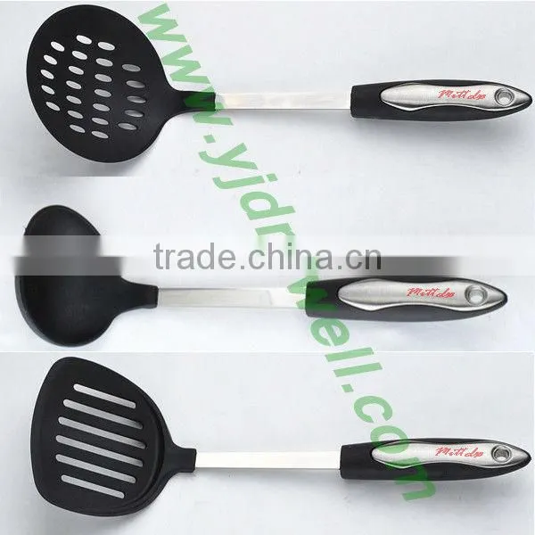 NY-2022 Nylon kitchen plastic utensil set for cooking