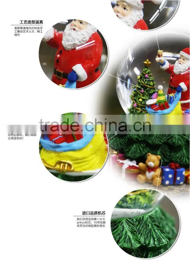 Polyresin Christmas snow globe Gifts snow globe Gifts Wholesale