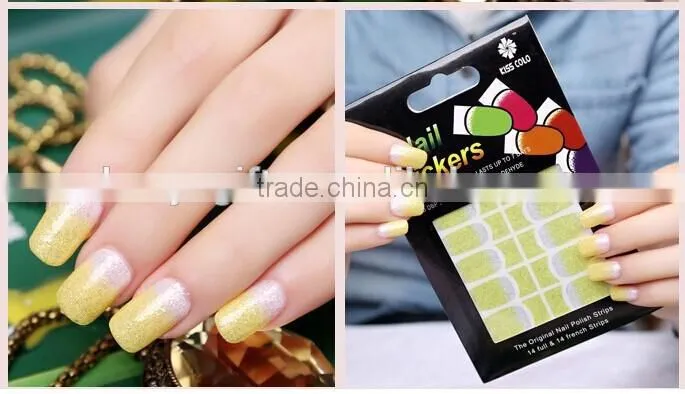 High quality gradient color nail sticker, Gradient nail stick Fashion Nail art