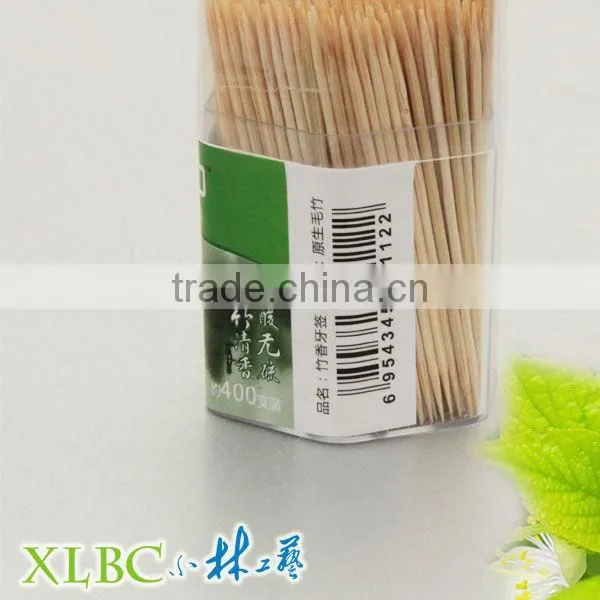 6.5cm *1.8mm 500pcs per jar wooden toothpick