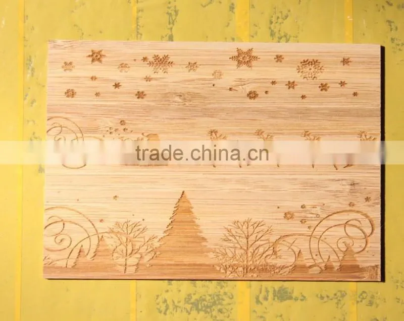 2014 year card beautiful bamboo greeting cards