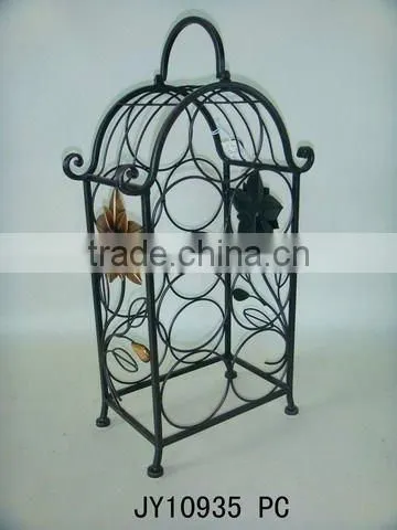 Novel Metal wine bottle holder/rack