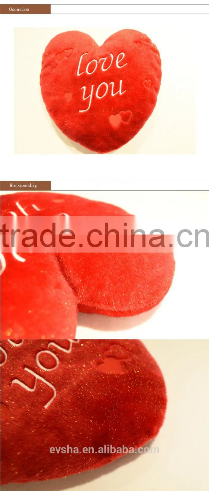 100% polyester new design cushion,seat cushion with shape of heart