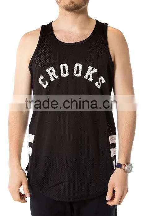 Wholesale Plain Gym stringer men's tank top In Bulk 2015