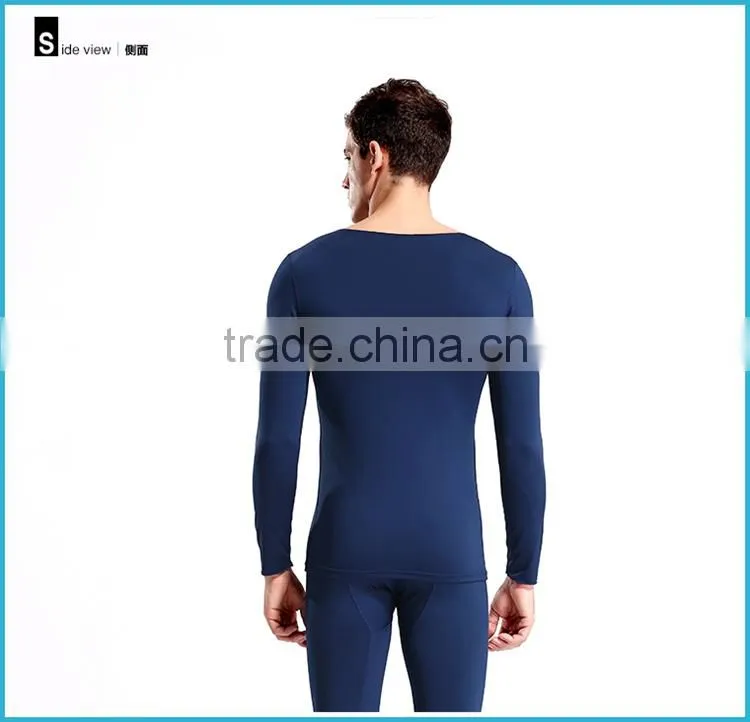 Invisible O Neck Seamless Winter Polypropylene Young Men Baselayer Underwear