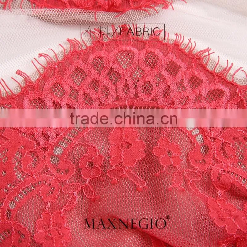 2017 Garment factory New arrived high fashion design layered lace dress woman evening dress