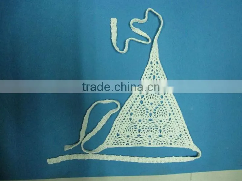 cotton crochet ladies sex bikini panties