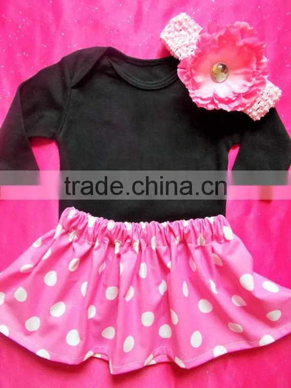 Baby Toddler Skirts And Rompers Suit Kids 3pcs Skirts Christmas Dresses