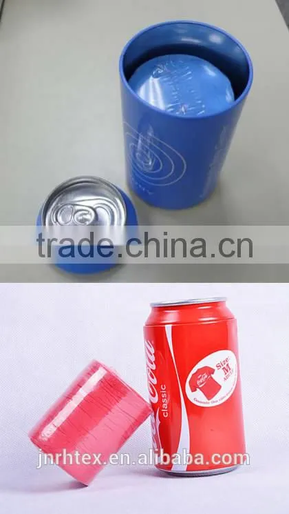 Beautiful tin can cotton compressed t-shirt