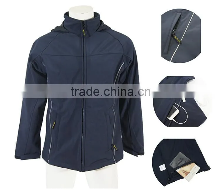 Hot sale warm fleece jacket waterproof softshell