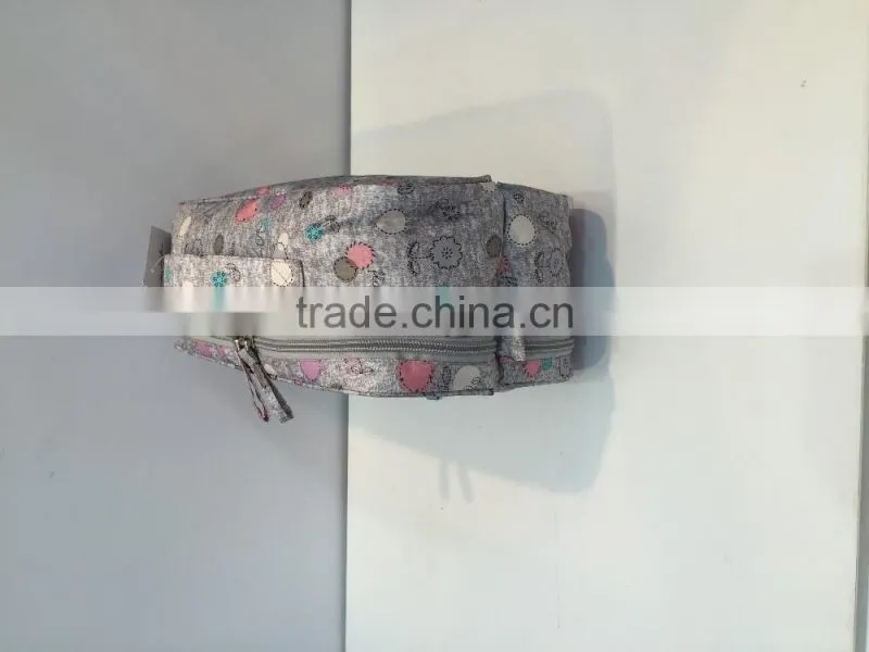 2017 hot sales wholesales custom ladies travel polyester cosmetic bag