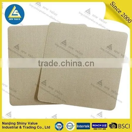 Twill Iron-On Patches Khaki