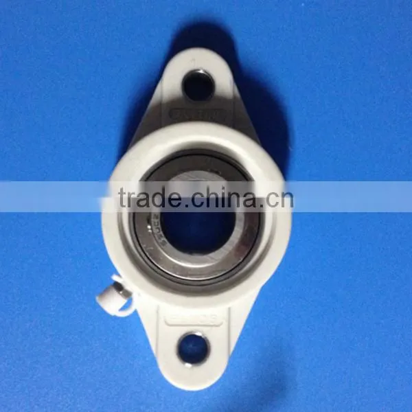 Plastic pillow block bearing SUCFL207 with cover