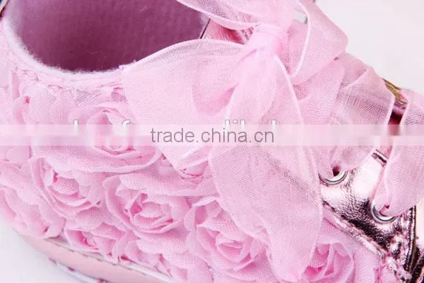 Fashion New Baby Girls First Walkers Flowers Shoes