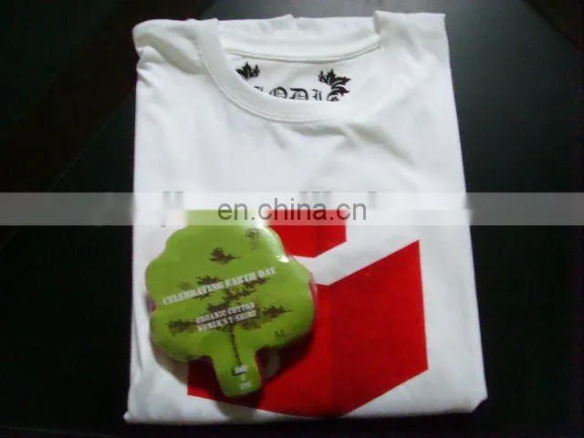 compressed t-shirt in customized shape