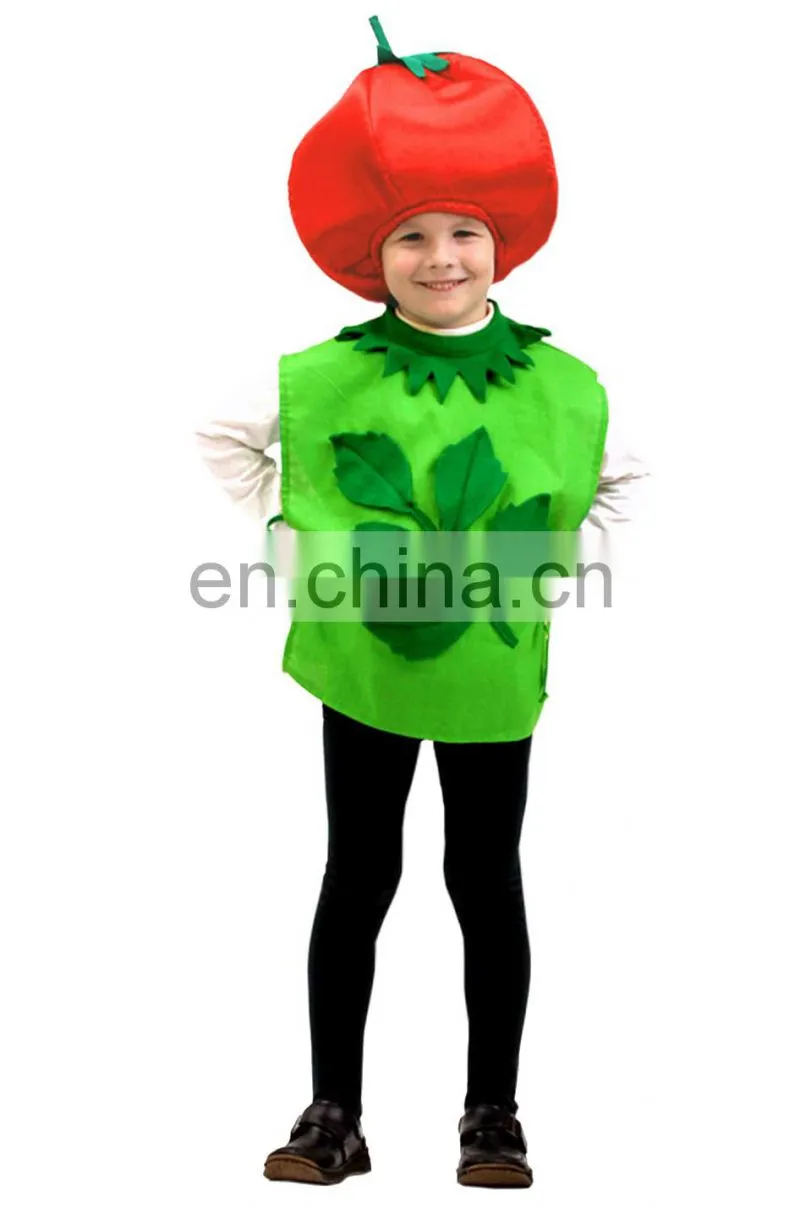 TZ8213 Best Selling Kids Perform Carnival Eggplant Vegetable Costume
