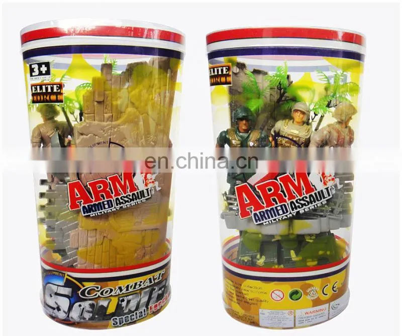 Funny plactis military toys play set ,army set kid toy