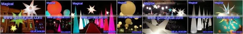 fantastic flowers decoration/ inflatable beautiful lighting flowers for sale