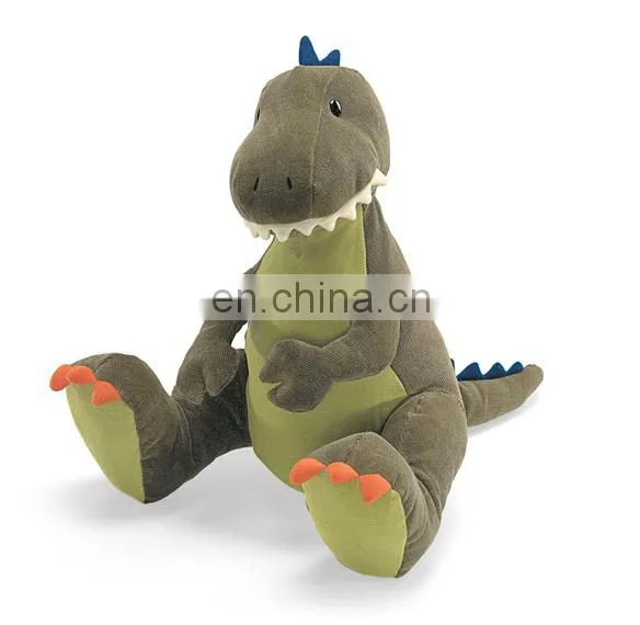 Wholesale baby Toys Cuddly dinosaur stuffed 100% polyester fabric toys