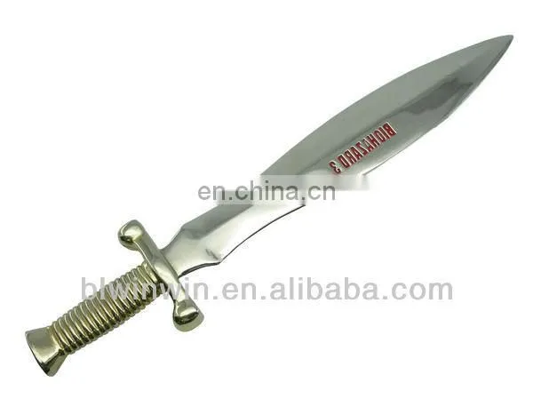 metal samurai sword letter opener