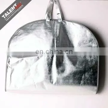 wholesale custom button closure foldable non woven shopping bag