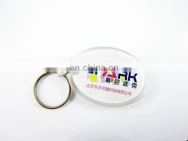 Custom logo surfboard shaped Acrylic keychain