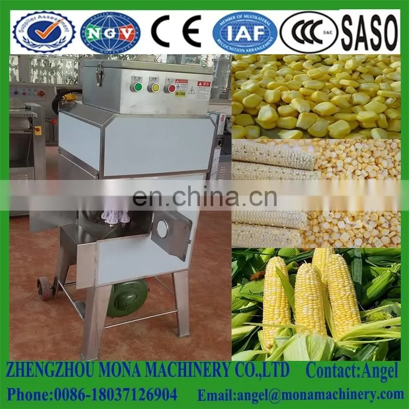 Manufacturer supply maize thresher machine/fresh corn sheller machine/stainless steel sweet fresh corn Threshing