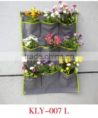 vertical garden wall pocket planter/ vertical wall garden planter