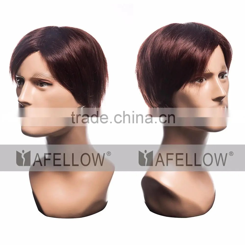 Realist Men fiberglass head mannequin Male Hair display model H1107