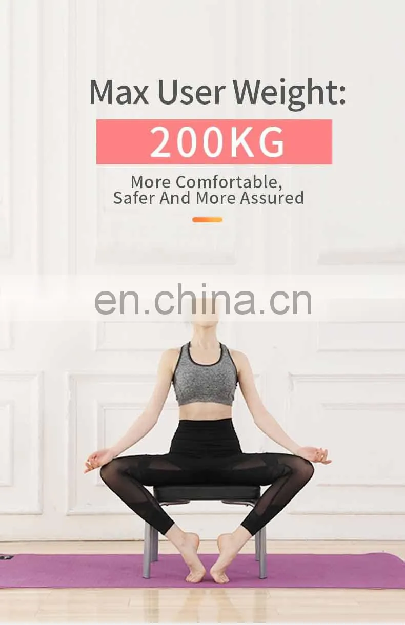 2021 custom design wood yoga headstand exercise bench