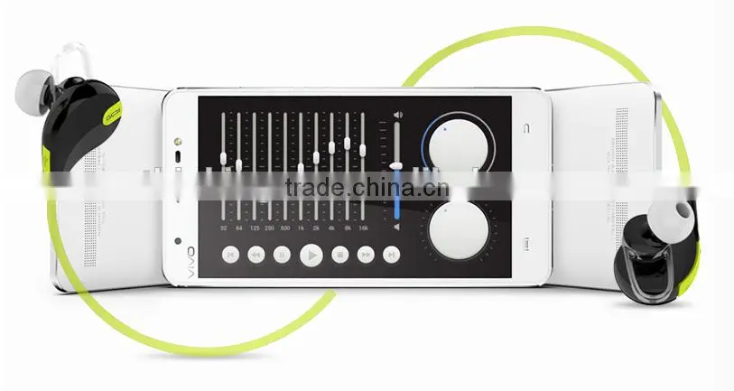 Wireless Bluetooth Earphone with Mic For Gym / Running / Exercise / Sports