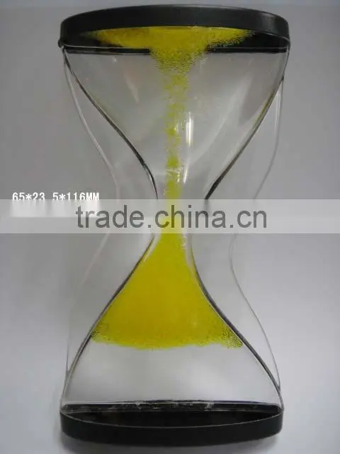 Acrylic promotion Gifts Colorful 3 Minute Liquid Hourglass Timer
