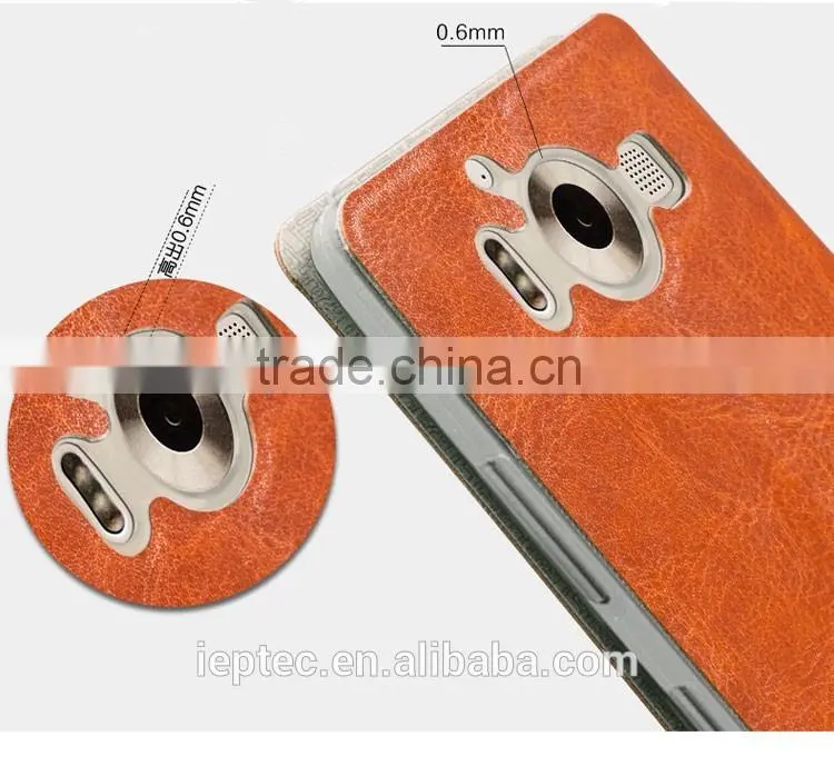 MOFi Retro PU Leather Mobile Phone Flip Cover Cases for Microsoft Lumia 950, Microsoft McLaren ,TalkMan, RM-1106
